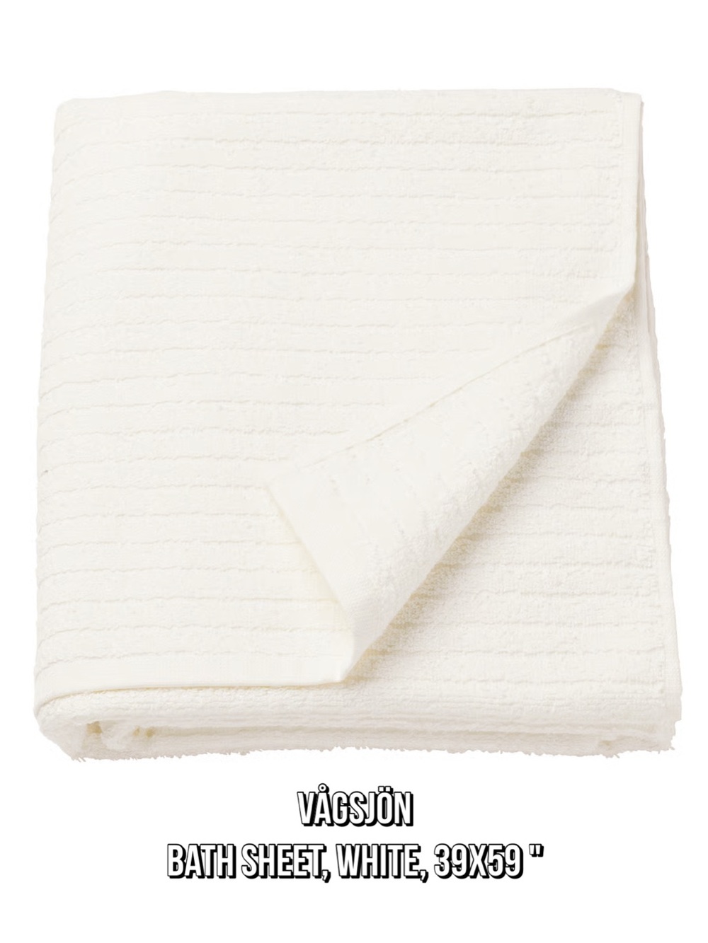 White Bath Sheet
